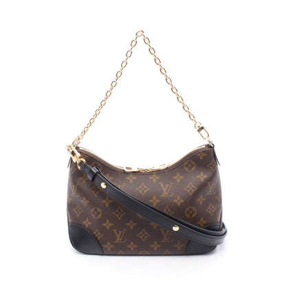 ブーローニュ NM モノグラム ノワール チェーンハンドバッグ PVC レザー ブラウン ブラック 2WAY ルイヴィトン バッグ LOUIS VUITTON