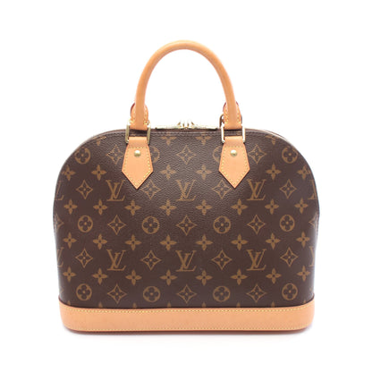 アルマ モノグラム ハンドバッグ PVC レザー ブラウン ルイヴィトン バッグ LOUIS VUITTON