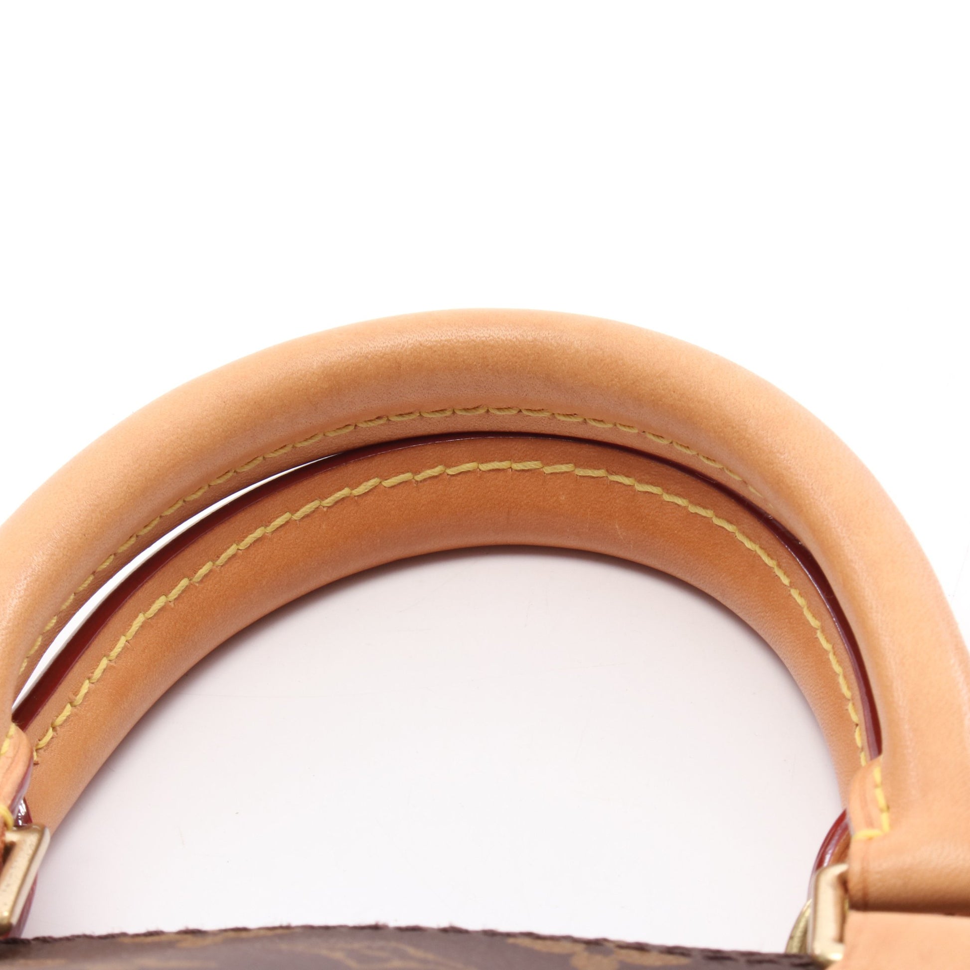 アルマ モノグラム ハンドバッグ PVC レザー ブラウン ルイヴィトン バッグ LOUIS VUITTON