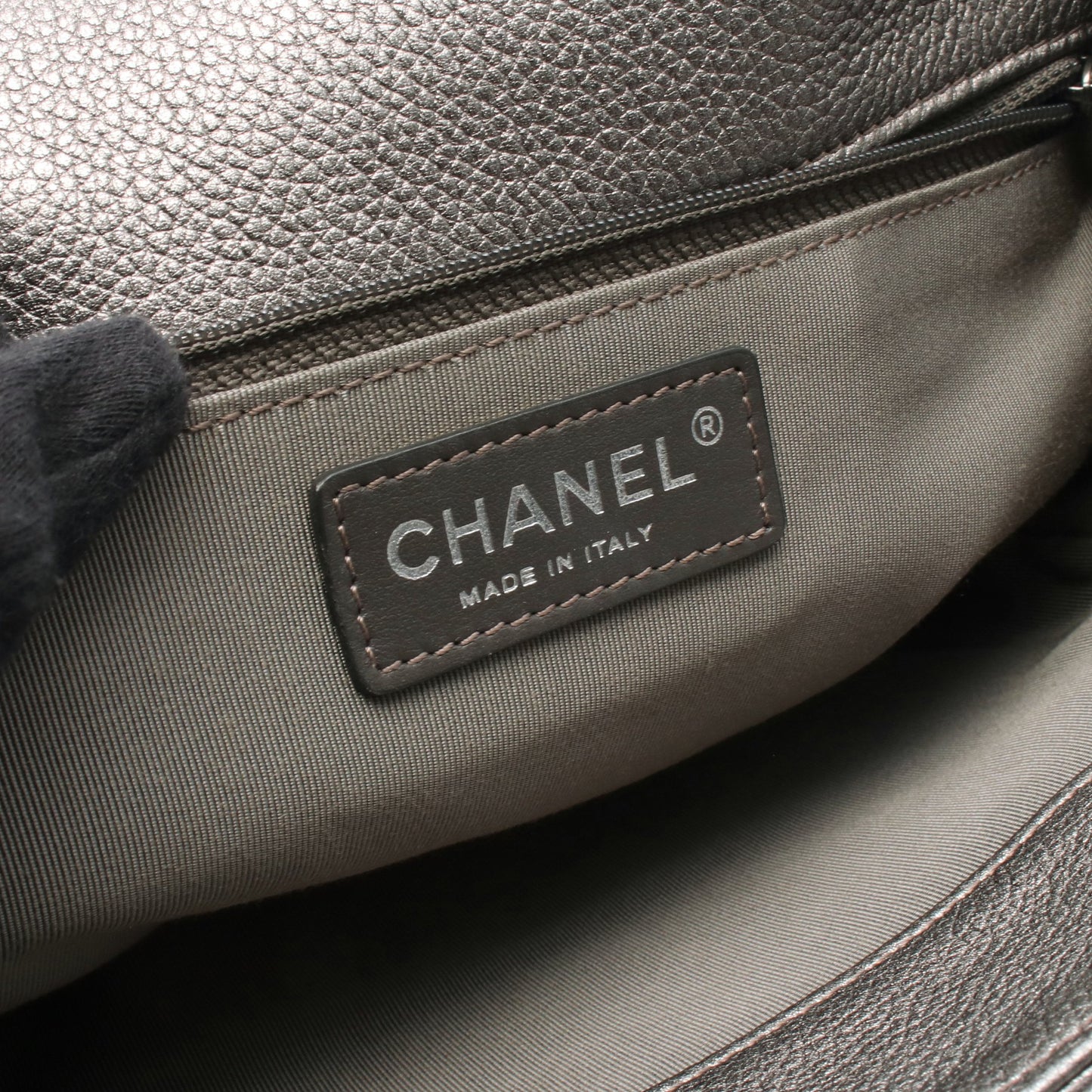 マトラッセ バックパック リュックサック レザー シルバー シルバー金具 シャネル バッグ CHANEL