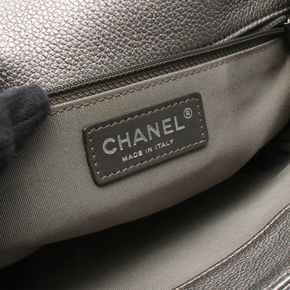 マトラッセ バックパック リュックサック レザー シルバー シルバー金具 シャネル バッグ CHANEL