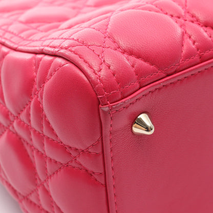 LADY DIOR レディディオール ハンドバッグ レザー ピンクパープル 2WAY クリスチャンディオール バッグ Christian Dior