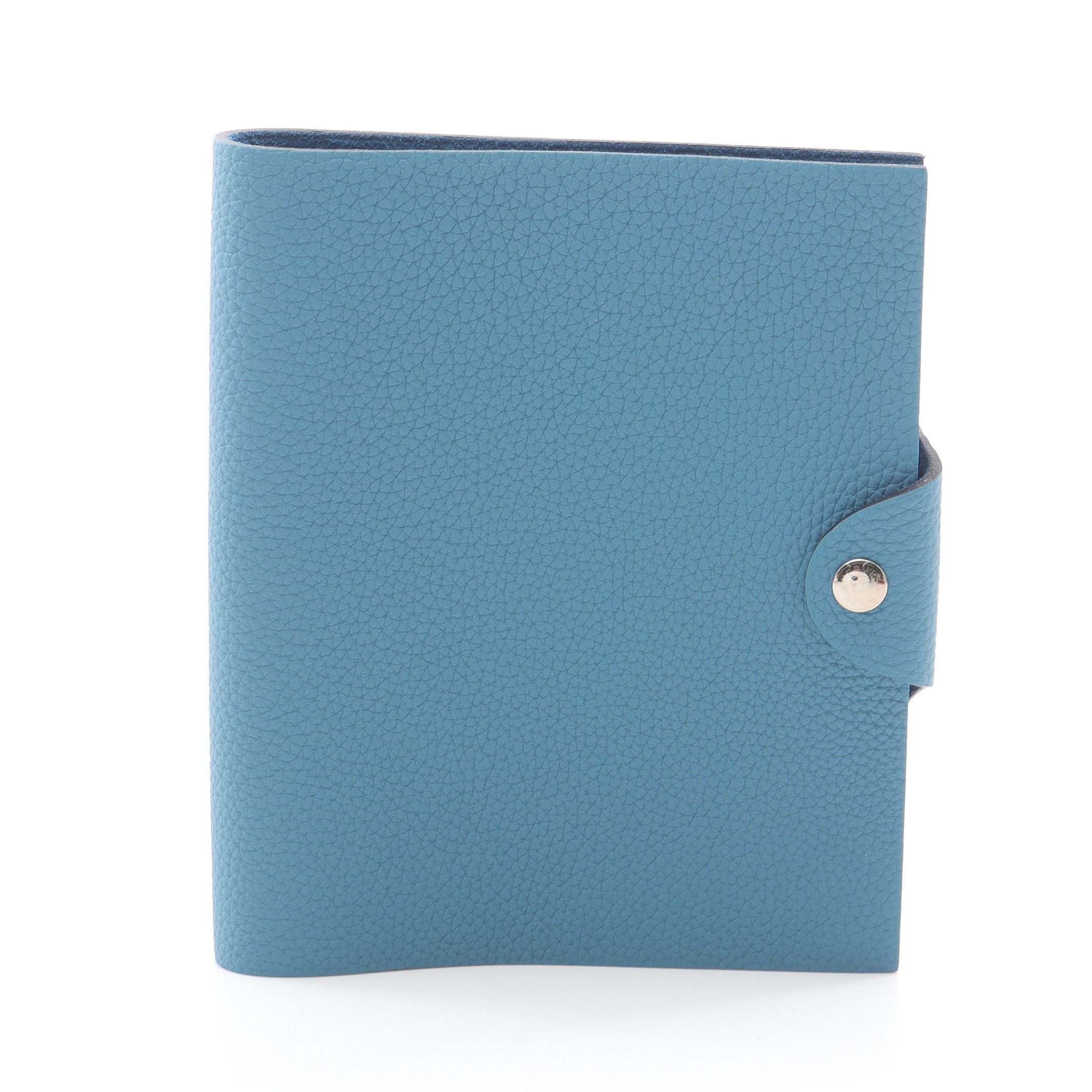 ユリスPM 手帳カバー トゴ ライトブルー シルバー金具 エルメス