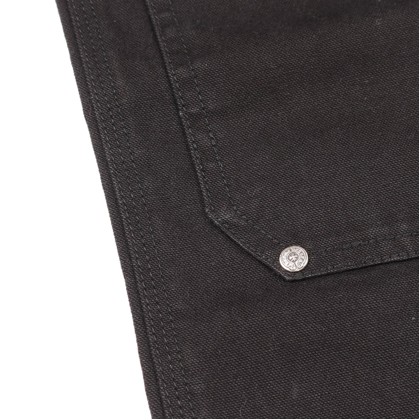 CARPENTER CANBAS DOUBLE KNEE カーペンター キャンバス ダブルニー パンツ コットン ブラック クロムハーツ ボトムス Chrome Hearts