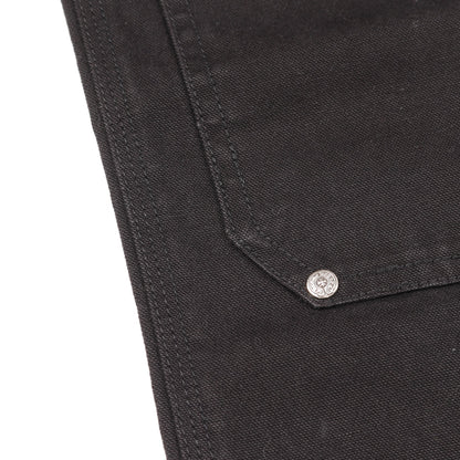 CARPENTER CANBAS DOUBLE KNEE カーペンター キャンバス ダブルニー パンツ コットン ブラック クロムハーツ ボトムス Chrome Hearts