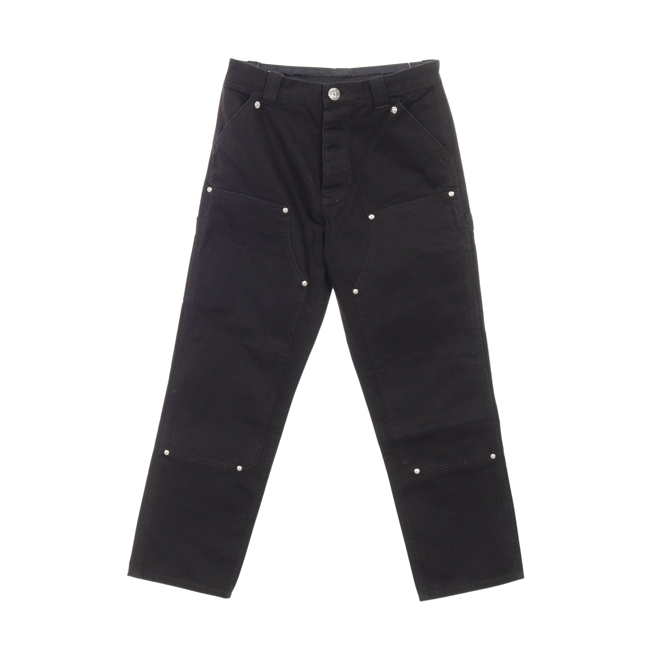 キャップ　コットン　ブラック　黒 カーペンター　carpenter γ BF CARPENTER CANBAS DOUBLE KNEE カーペンター キャンバス ダブルニー