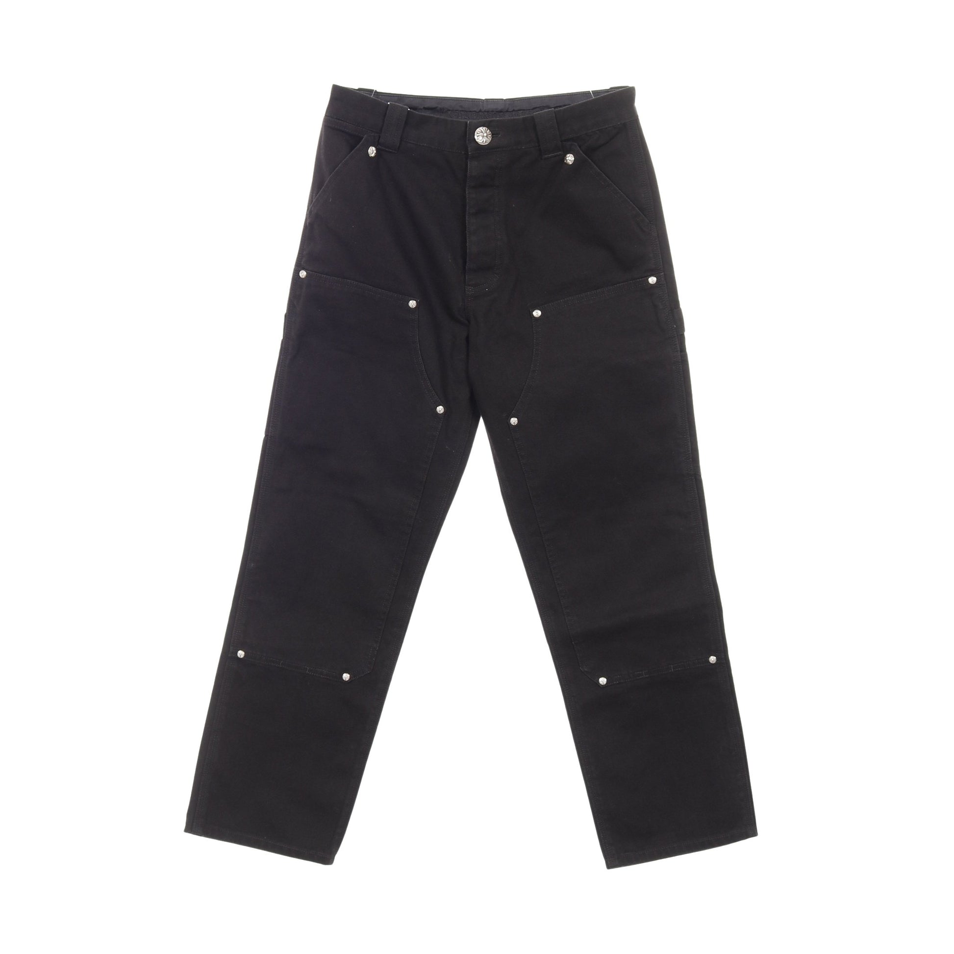 CARPENTER CANBAS DOUBLE KNEE カーペンター キャンバス ダブルニー パンツ コットン ブラック クロムハーツ ボトムス Chrome Hearts