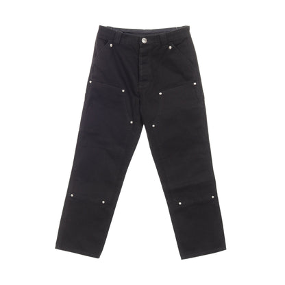 CARPENTER CANBAS DOUBLE KNEE カーペンター キャンバス ダブルニー パンツ コットン ブラック クロムハーツ ボトムス Chrome Hearts