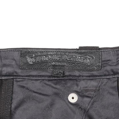 CARPENTER CANBAS DOUBLE KNEE カーペンター キャンバス ダブルニー パンツ コットン ブラック クロムハーツ ボトムス Chrome Hearts