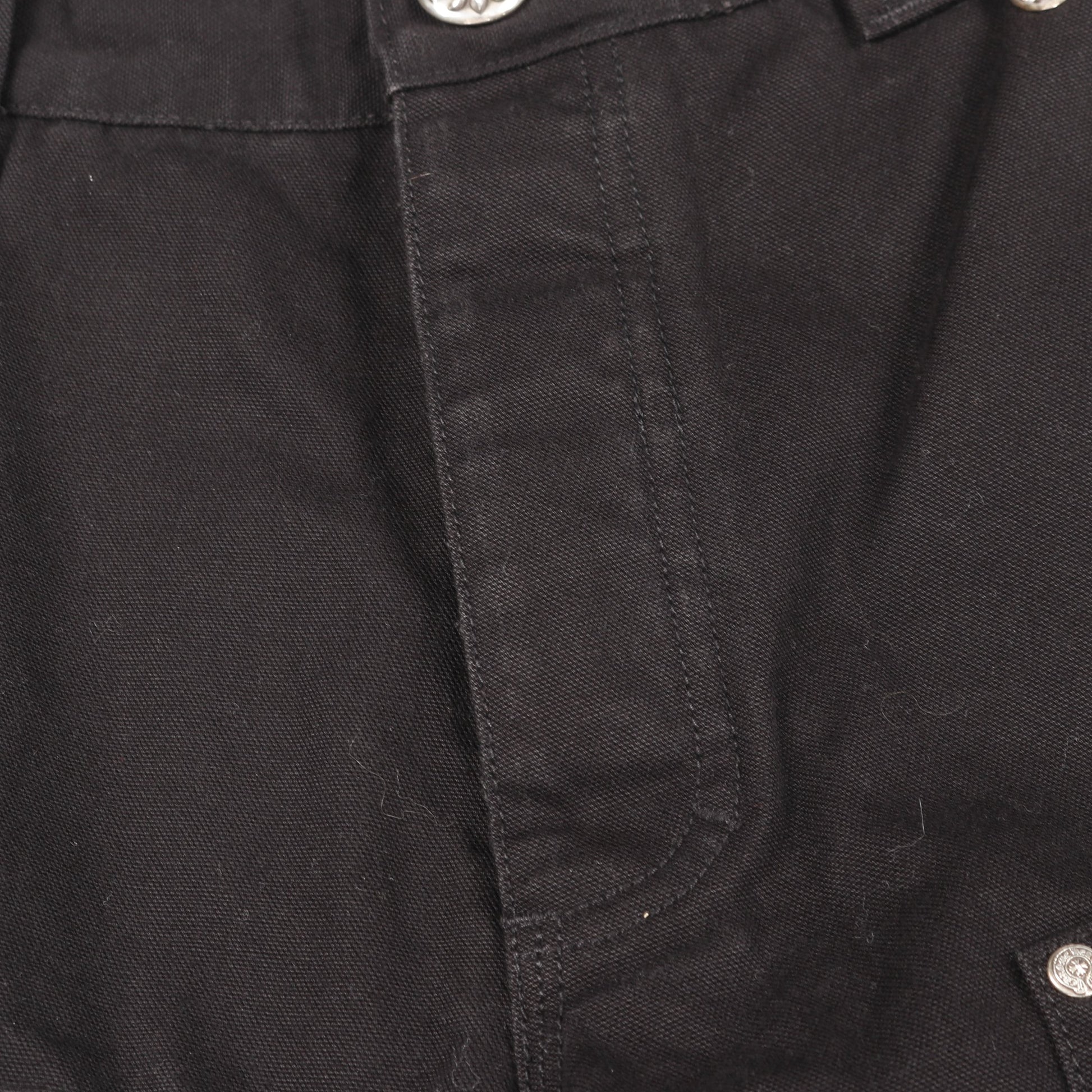 CARPENTER CANBAS DOUBLE KNEE カーペンター キャンバス ダブルニー パンツ コットン ブラック クロムハーツ ボトムス Chrome Hearts