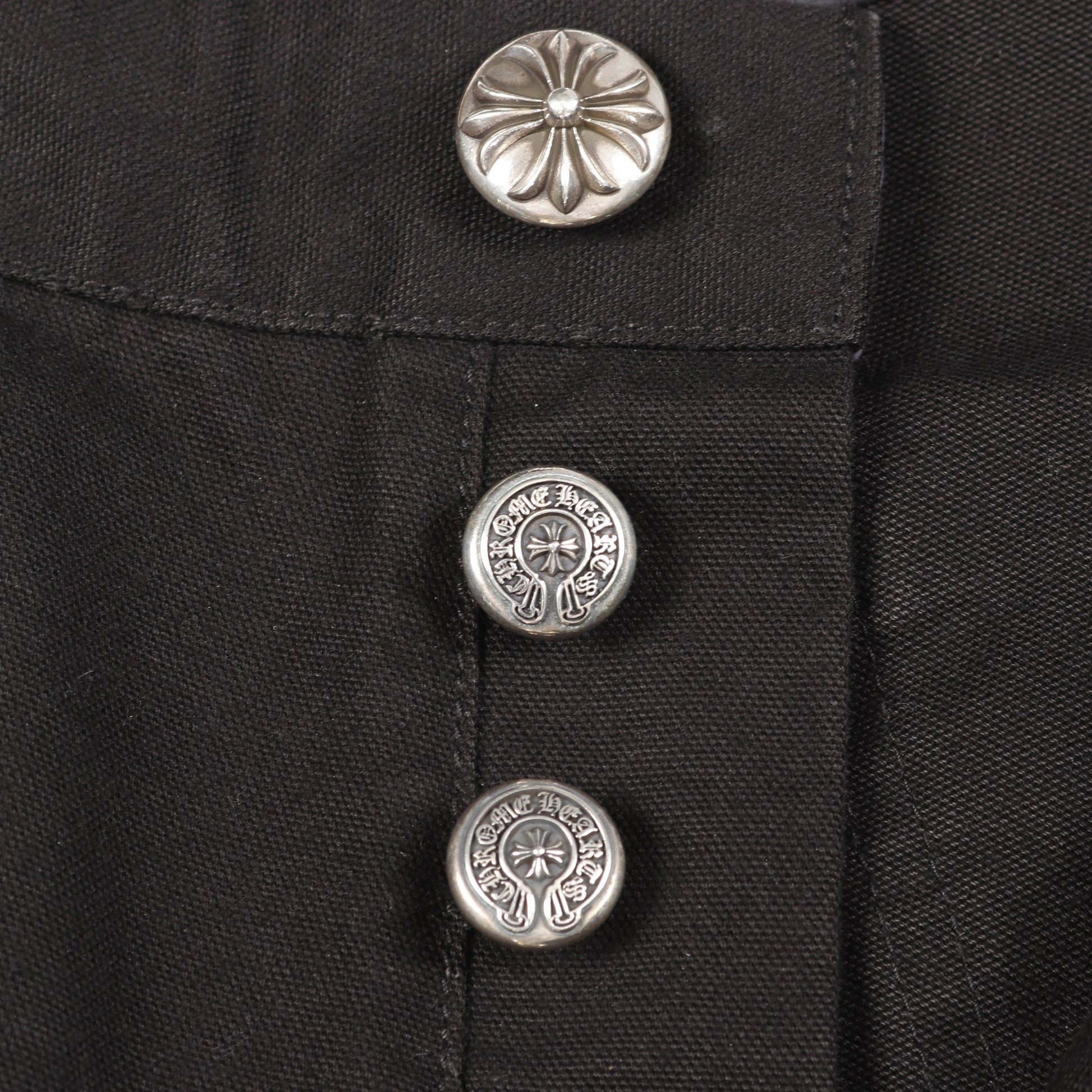 CARPENTER CANBAS DOUBLE KNEE カーペンター キャンバス ダブルニー パンツ コットン ブラック クロムハーツ ボトムス Chrome Hearts