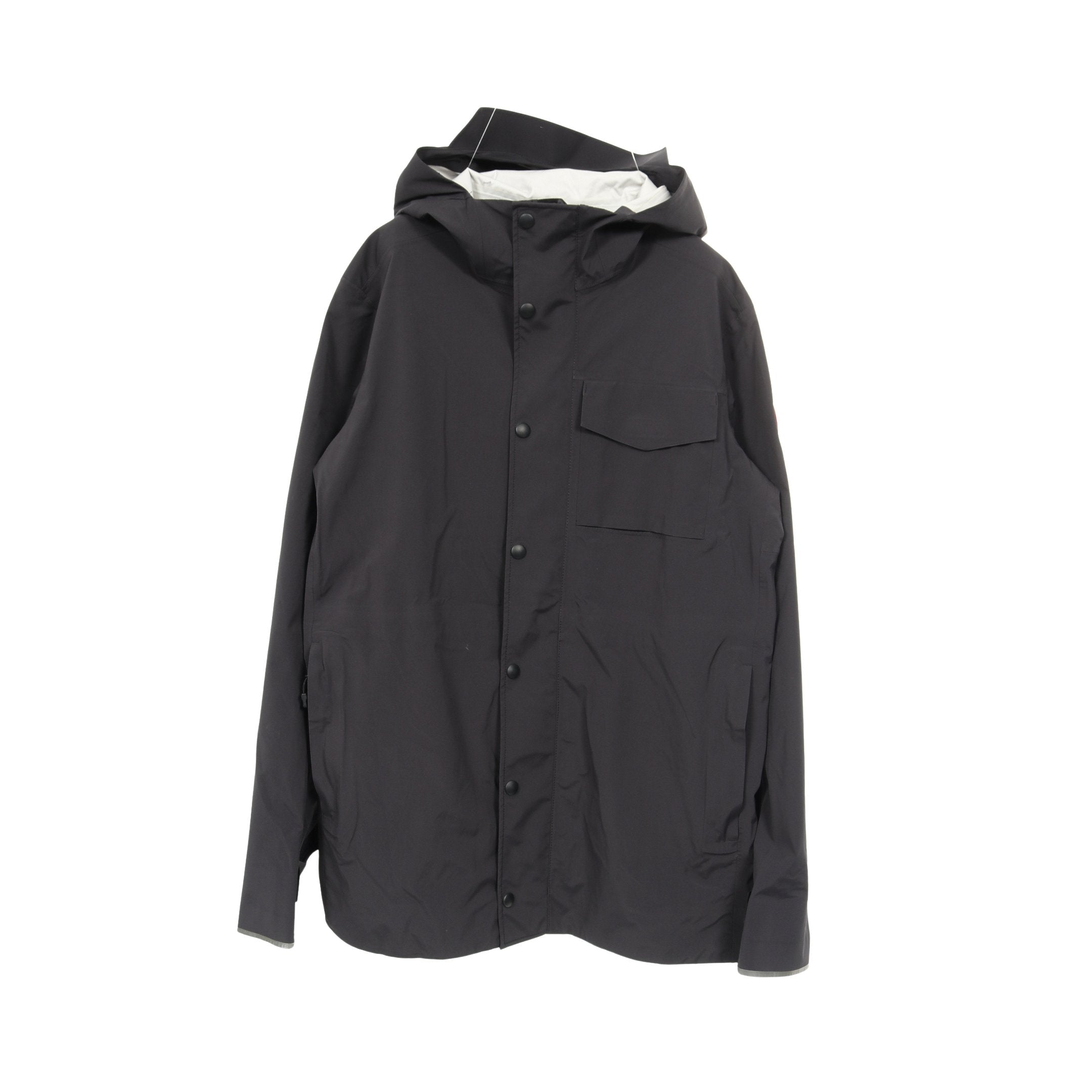 NANAIMO JACKET ナナイモ ジャケット ナイロン ブラック フード