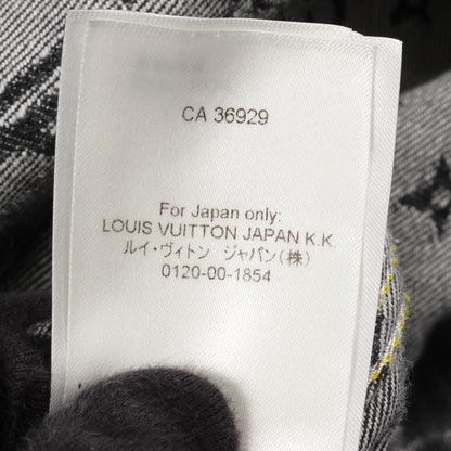 LOUIS VUITTON × NIGO モノグラム クレイジー デニムジャケット コットン ブラック グレー ルイヴィトン アウター LOUIS VUITTON