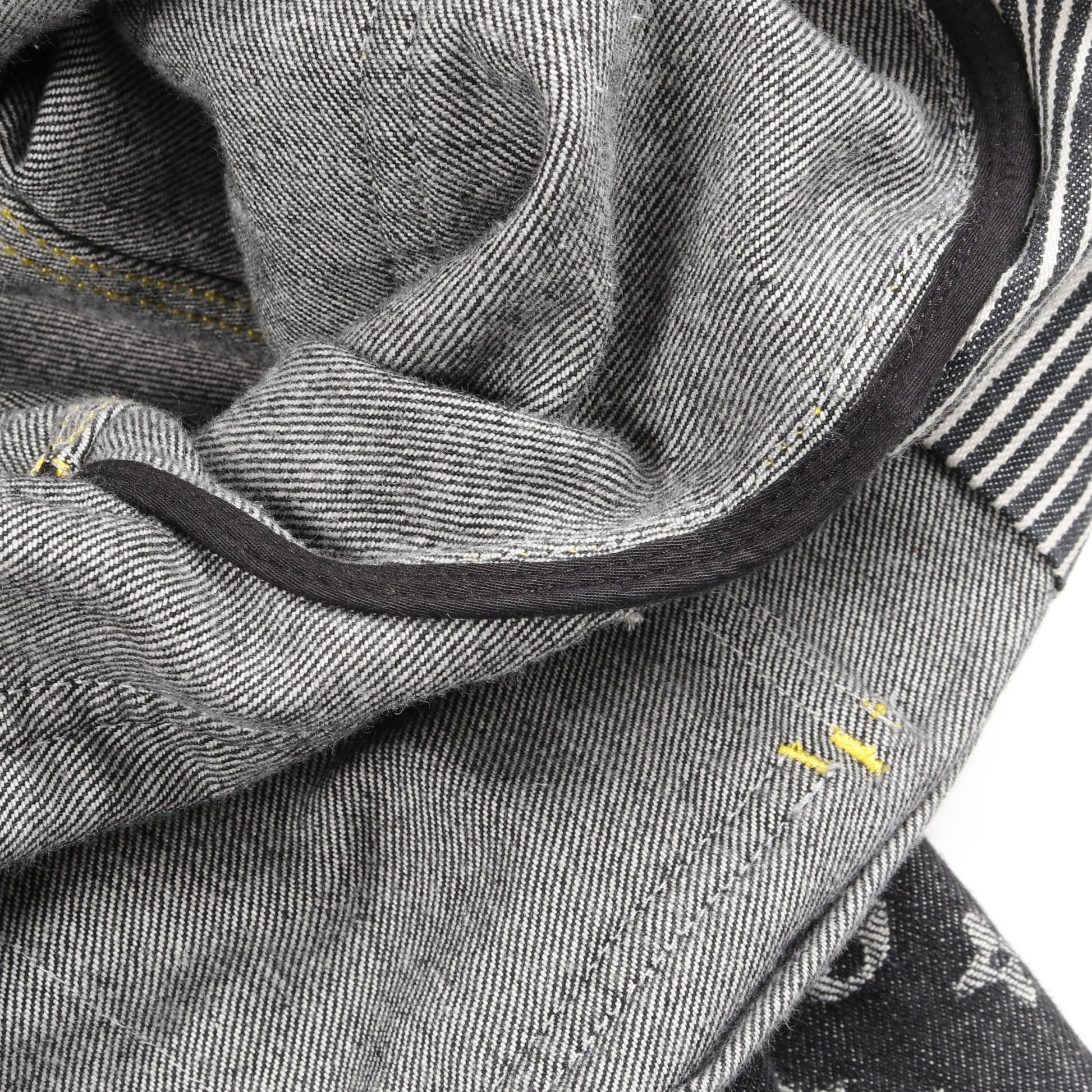 LOUIS VUITTON × NIGO モノグラム クレイジー デニムジャケット コットン ブラック グレー ルイヴィトン アウター LOUIS VUITTON