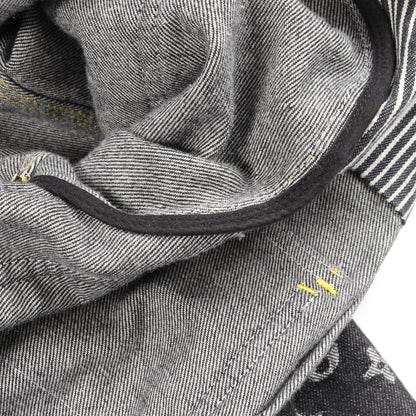 LOUIS VUITTON × NIGO モノグラム クレイジー デニムジャケット コットン ブラック グレー ルイヴィトン アウター LOUIS VUITTON