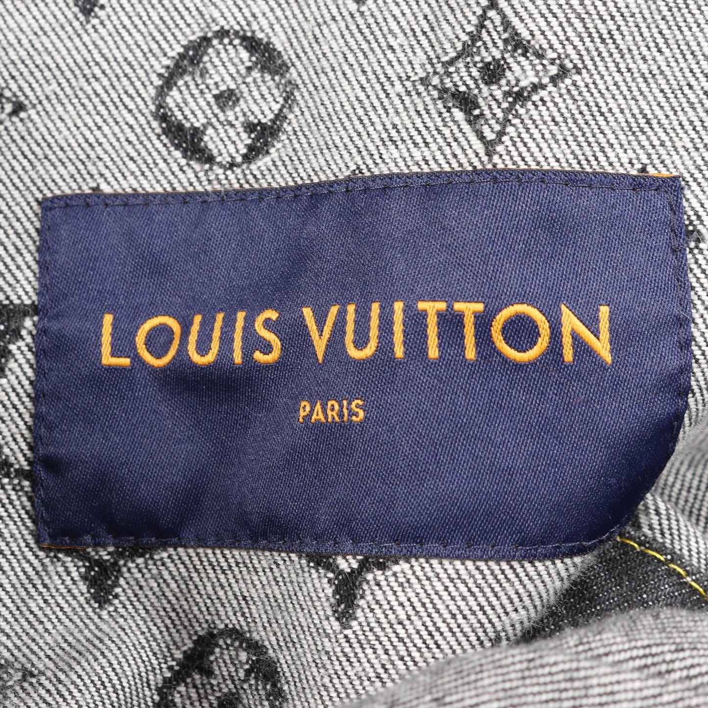 LOUIS VUITTON × NIGO モノグラム クレイジー デニムジャケット コットン ブラック グレー ルイヴィトン アウター LOUIS VUITTON