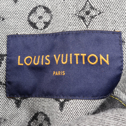 LOUIS VUITTON × NIGO モノグラム クレイジー デニムジャケット コットン ブラック グレー ルイヴィトン アウター LOUIS VUITTON
