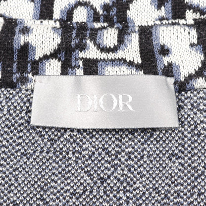 オブリーク オーバーシャツ シャツ コットン オフホワイト ネイビー ディオール トップス DIOR