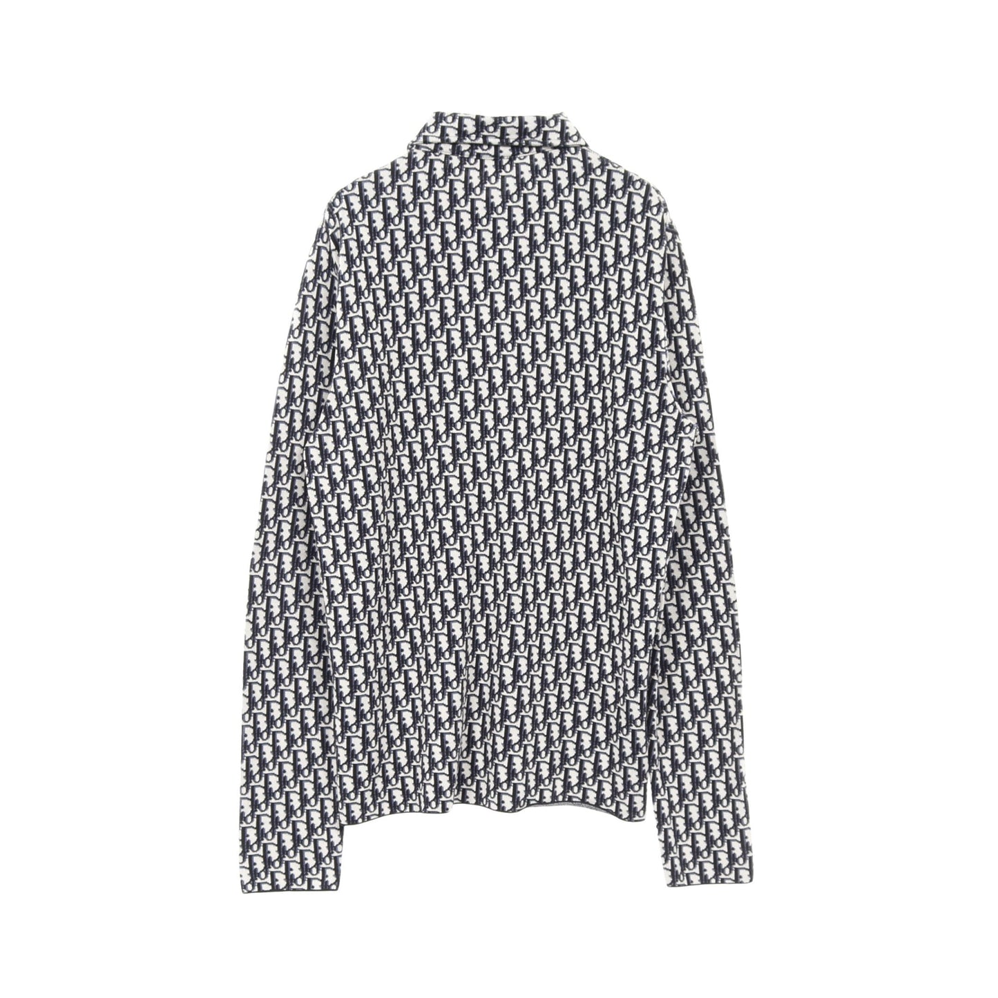 オブリーク オーバーシャツ シャツ コットン オフホワイト ネイビー ディオール トップス DIOR