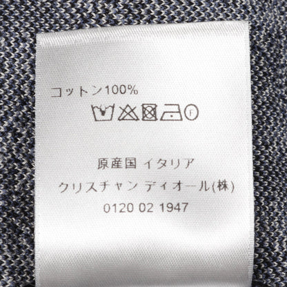 オブリーク オーバーシャツ シャツ コットン オフホワイト ネイビー ディオール トップス DIOR