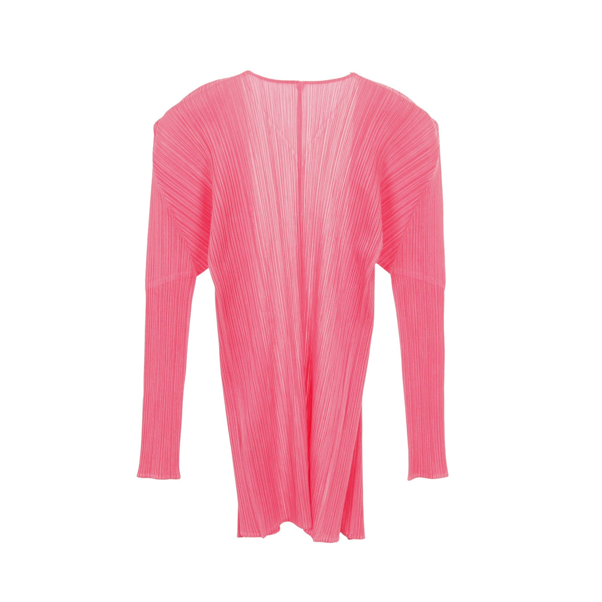 ボタンレス カーディガン ピンク プリーツプリーズ – RECLO 