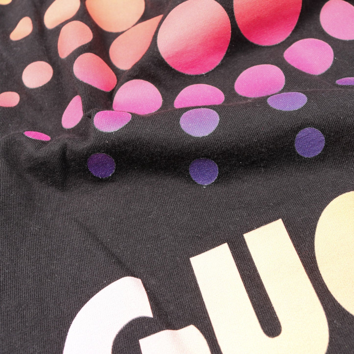LOVE PARADE Tシャツ ハート コットン ブラック マルチカラー グッチ トップス GUCCI