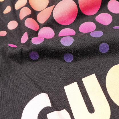 LOVE PARADE Tシャツ ハート コットン ブラック マルチカラー グッチ トップス GUCCI