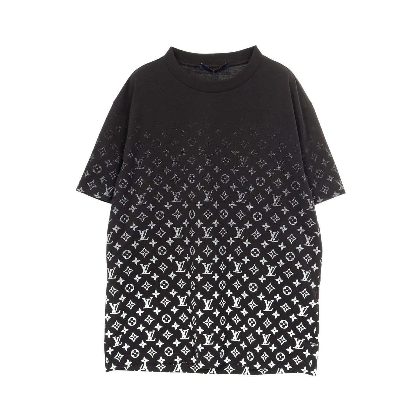 モノグラムグラディエント Tシャツ コットン ブラック ホワイト ルイヴィトン トップス LOUIS VUITTON