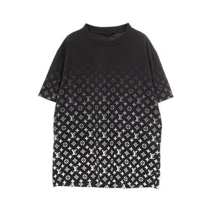 モノグラムグラディエント Tシャツ コットン ブラック ホワイト ルイヴィトン トップス LOUIS VUITTON