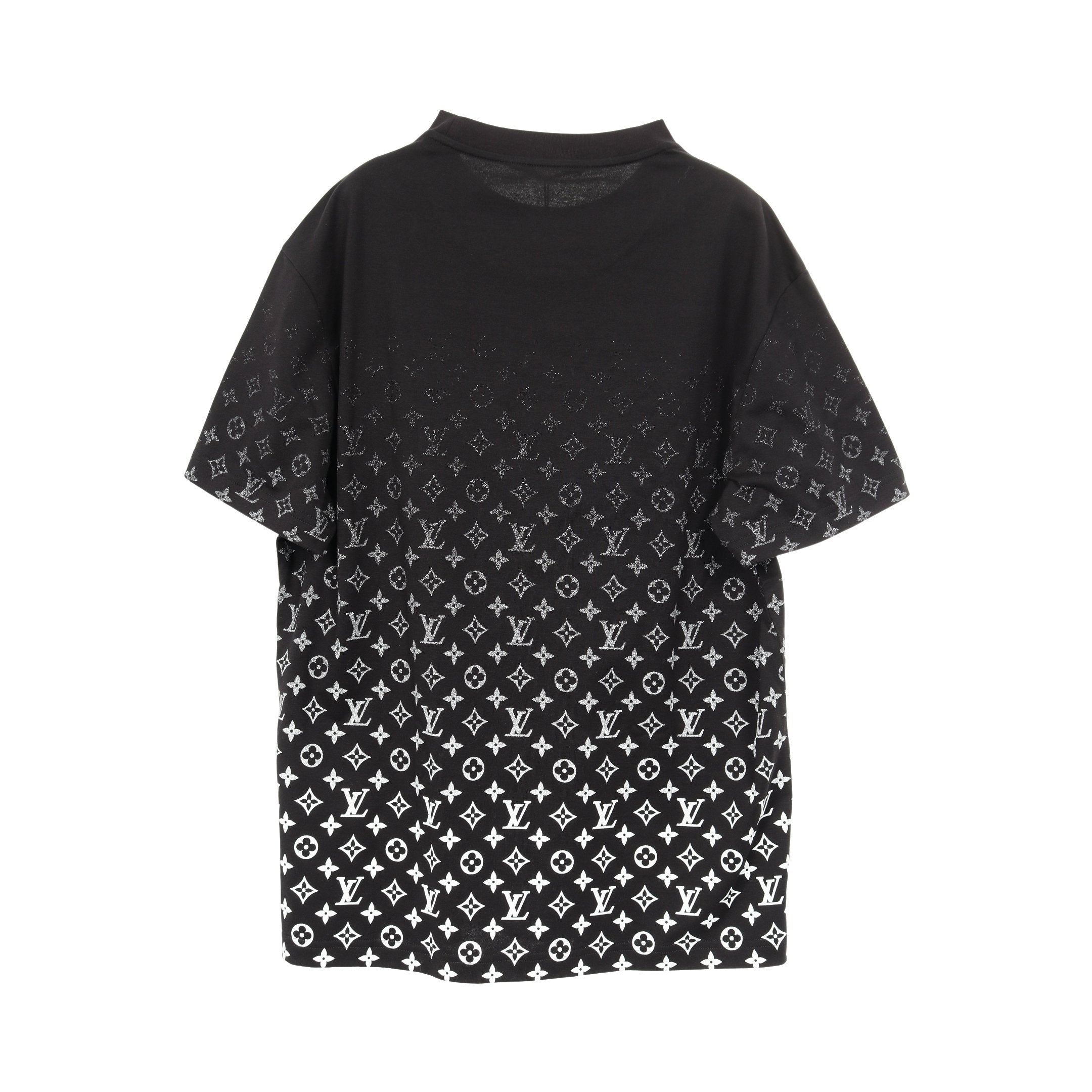 ルイヴィトン　モノグラムグラディエント　Tシャツ　Sサイズ モノグラムグラディエント Tシャツ コットン ブラック ホワイト ルイ