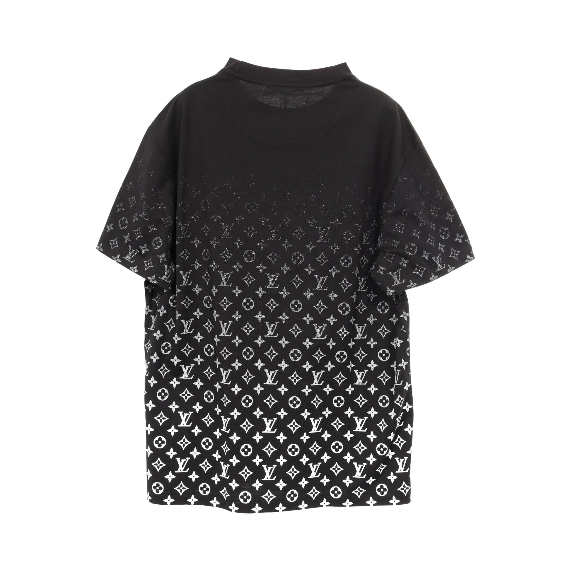 モノグラムグラディエント Tシャツ コットン ブラック ホワイト ルイヴィトン トップス LOUIS VUITTON