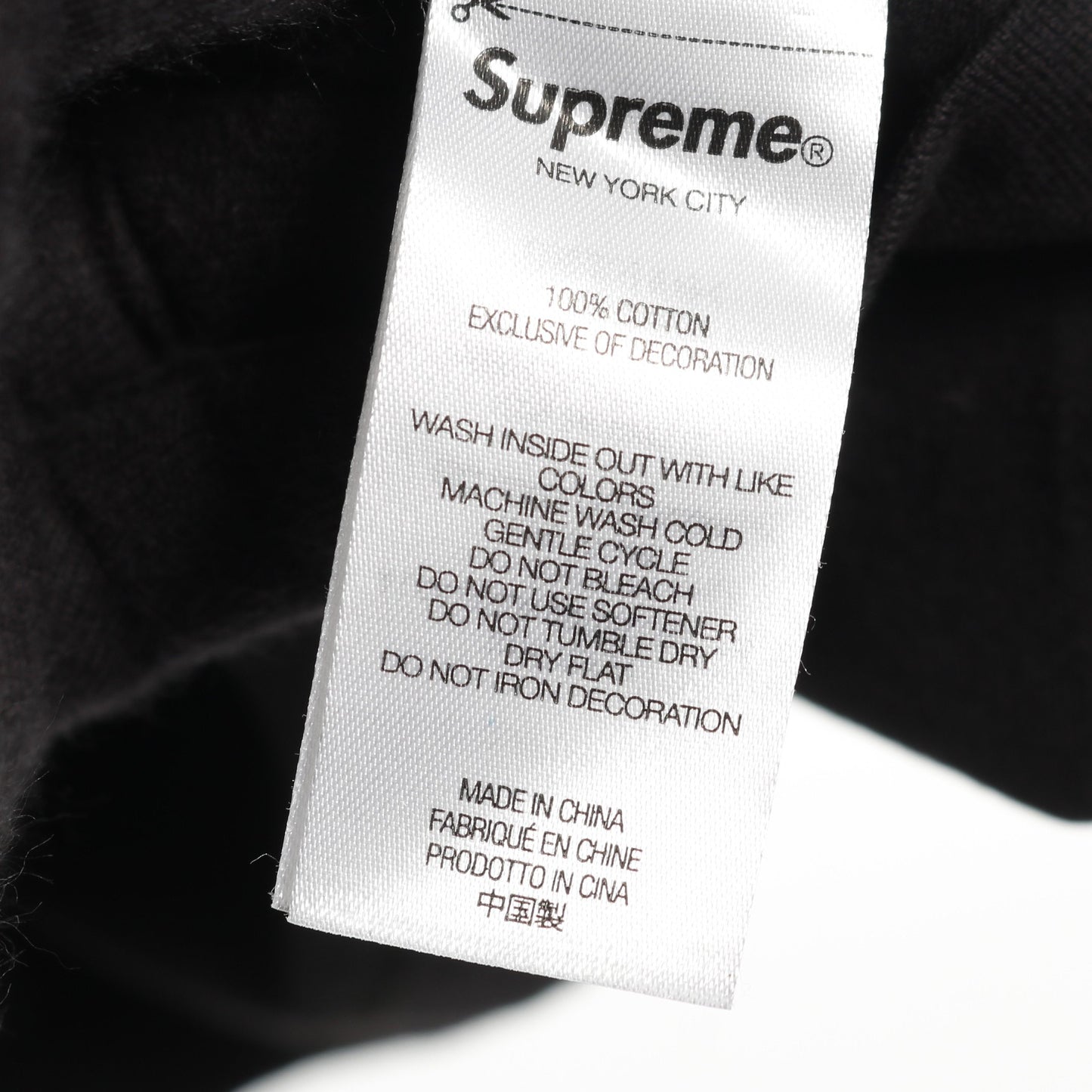 CLOWN SEQUIN S/S Tシャツ スパンコール コットン ブラック 21AW シュプリーム トップス Supreme
