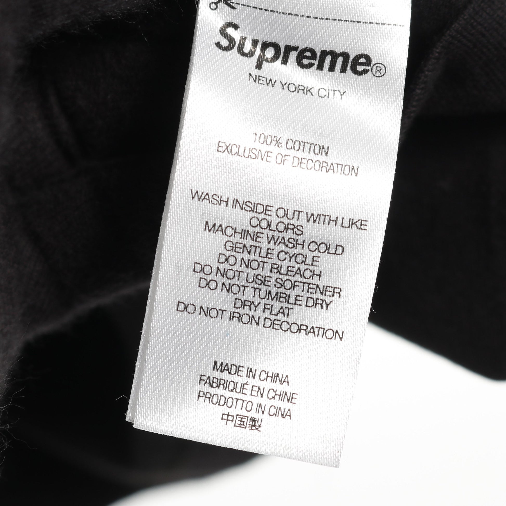 CLOWN SEQUIN S/S Tシャツ スパンコール コットン ブラック 21AW シュプリーム トップス Supreme