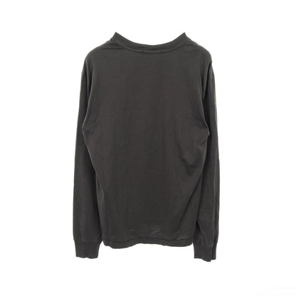 LOGO PATCH LONG SLEEVE T-SHIRT Tシャツ 長袖 コットン ブラック ストーンアイランド トップス Stone Island