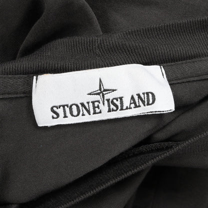 LOGO PATCH LONG SLEEVE T-SHIRT Tシャツ 長袖 コットン ブラック ストーンアイランド トップス Stone Island