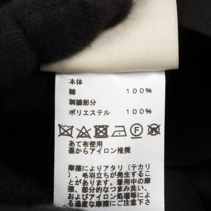ツイリーネック ブラウス コットン ブラック エルメス トップス HERMES
