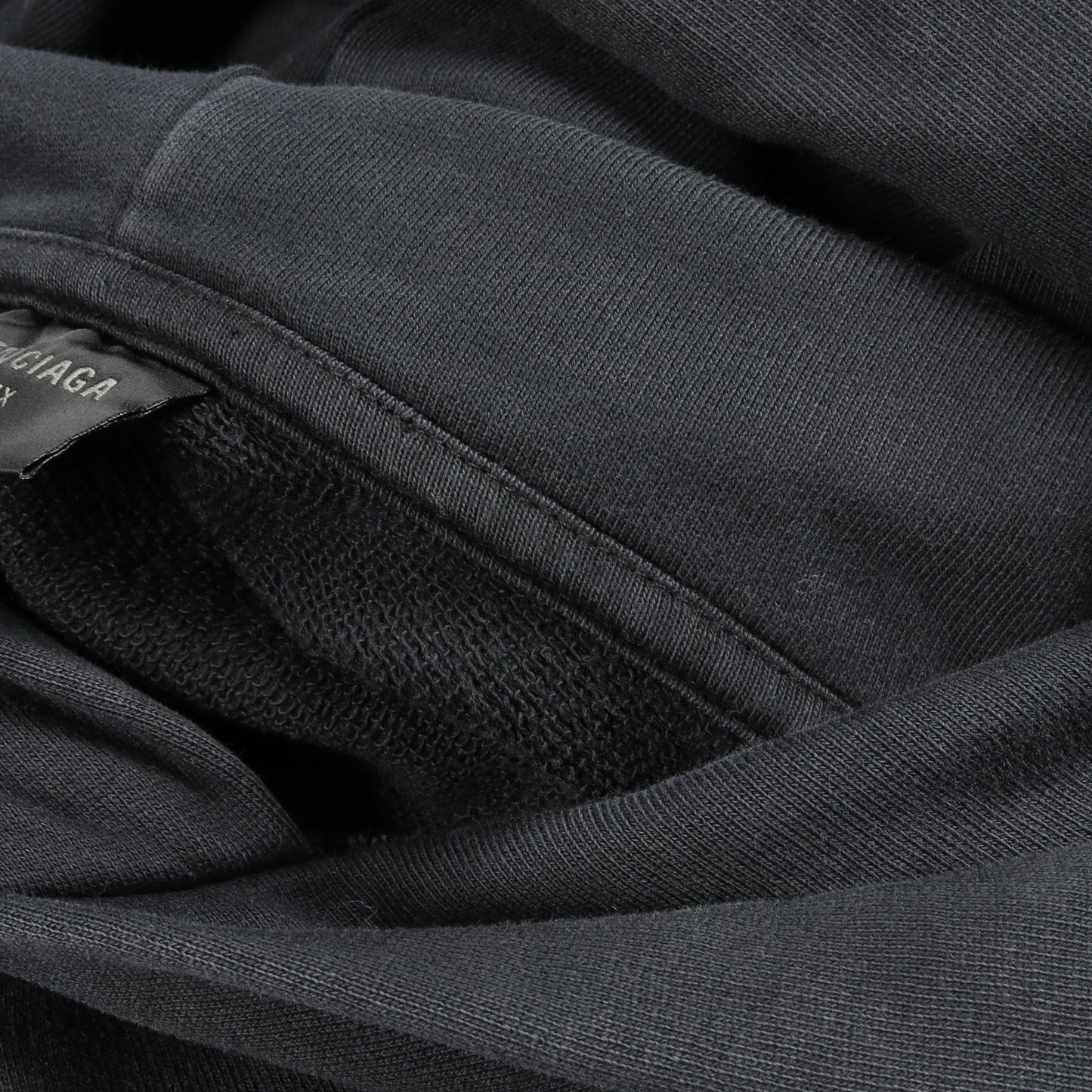 METAL OUTLINE HOODIE プルオーバーパーカー コットン ダークグレー バレンシアガ トップス BALENCIAGA