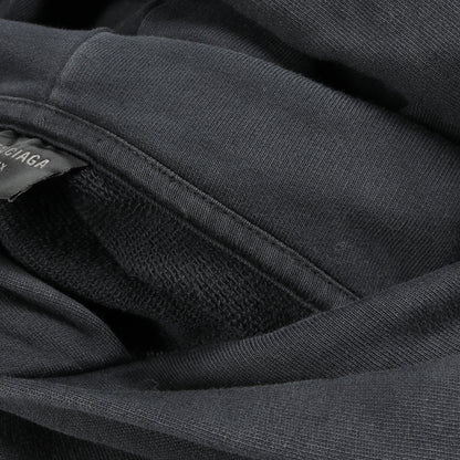 METAL OUTLINE HOODIE プルオーバーパーカー コットン ダークグレー バレンシアガ トップス BALENCIAGA
