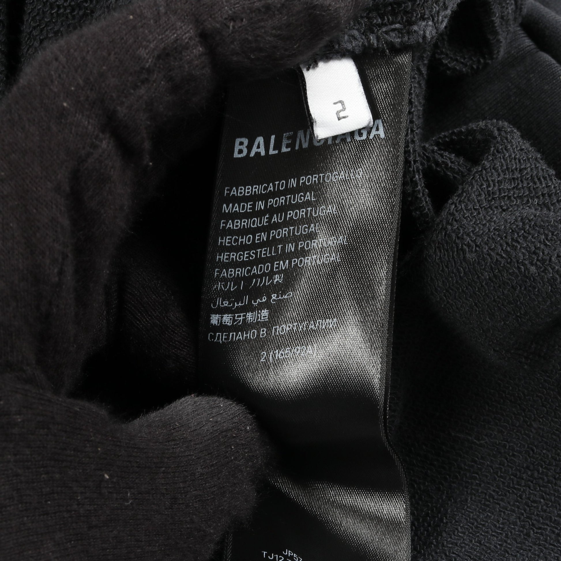 METAL OUTLINE HOODIE プルオーバーパーカー コットン ダークグレー バレンシアガ トップス BALENCIAGA