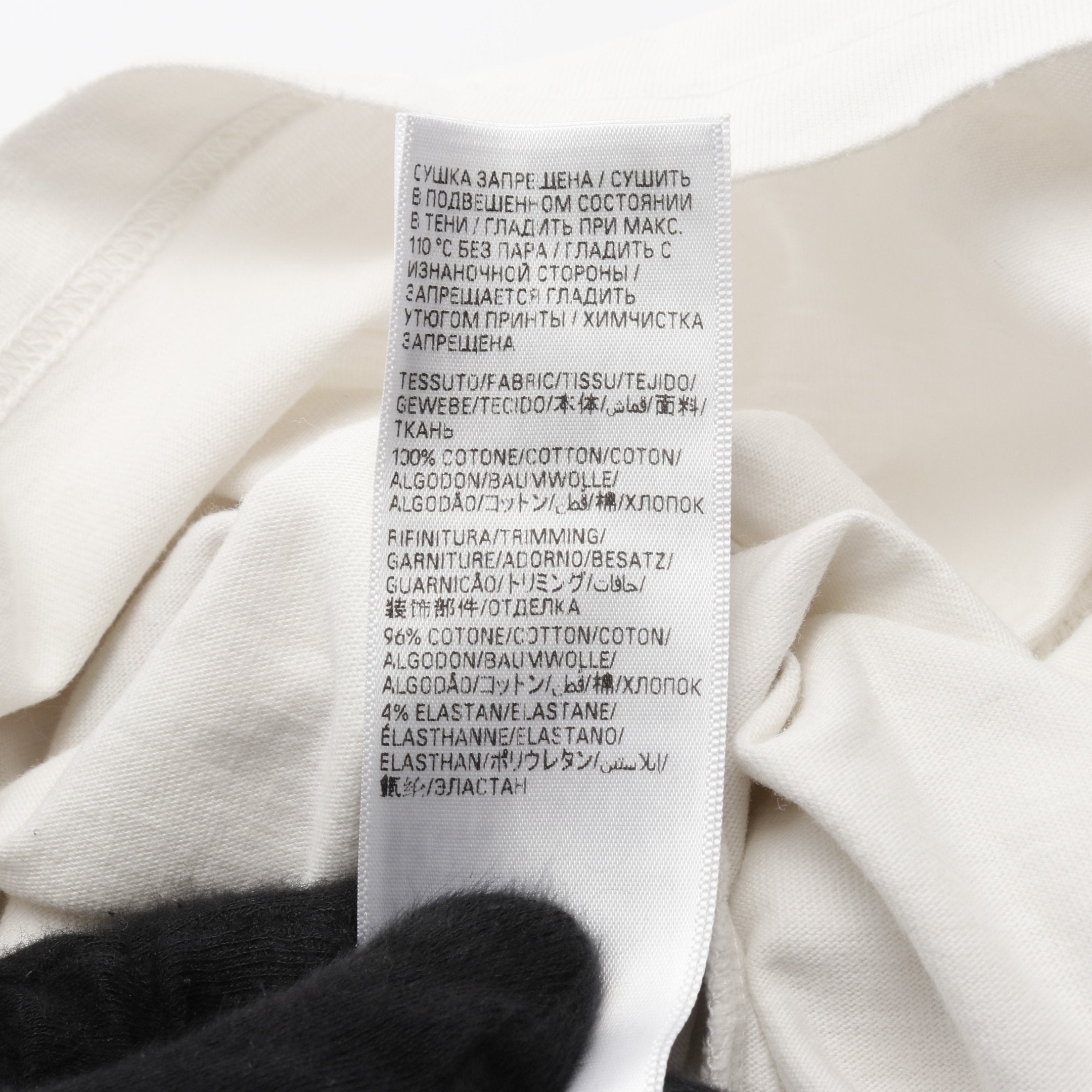 カレッジロゴ Tシャツ クルーネック 半袖 コットン ホワイト ダメージ