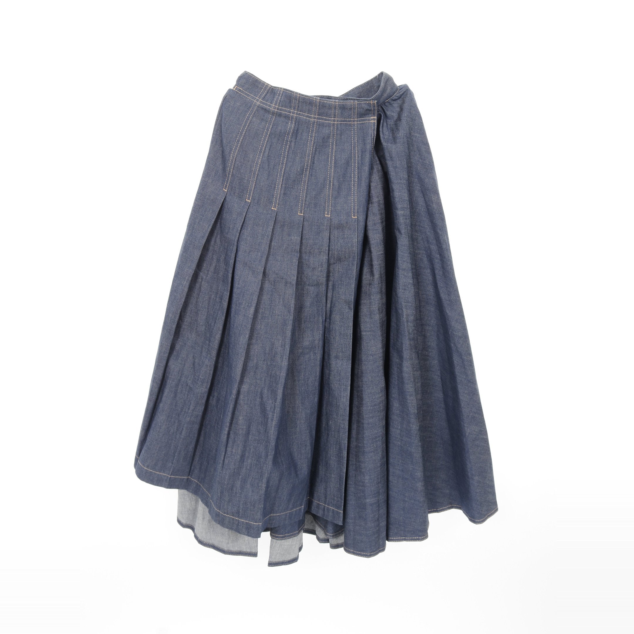 DIOR ラップミニスカートコットンデニム