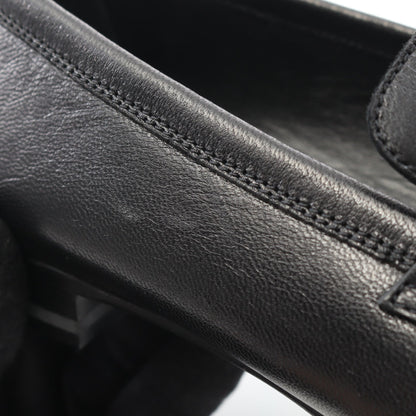 モカシンパリ ローファー レザー ブラック エルメス シューズ HERMES