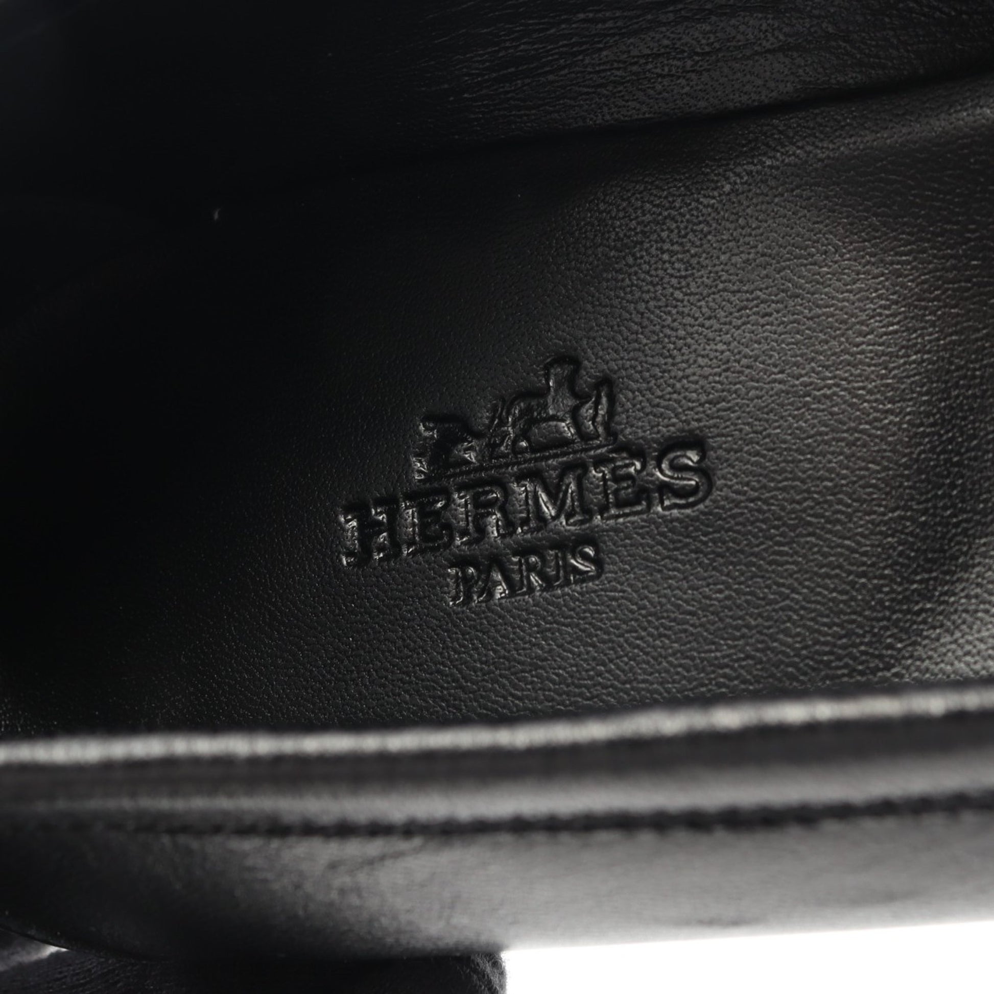 モカシンパリ ローファー レザー ブラック エルメス シューズ HERMES