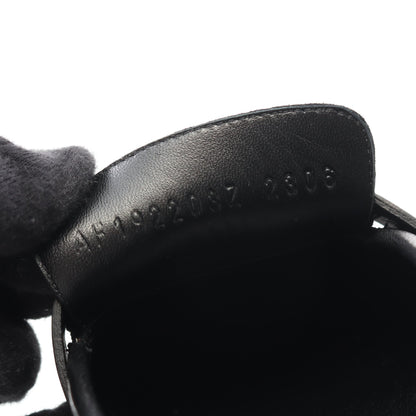 モカシンパリ ローファー レザー ブラック エルメス シューズ HERMES