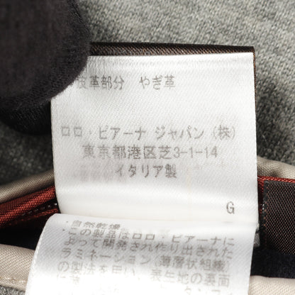 ベビーカシミヤ ステンカラーコート ロングコート カシミヤ ネイビー ロロピアーナ アウター Loro Piana