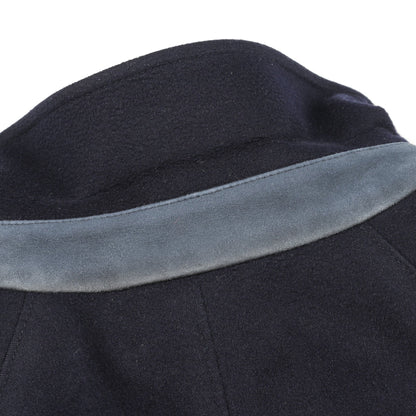 ベビーカシミヤ ステンカラーコート ロングコート カシミヤ ネイビー ロロピアーナ アウター Loro Piana