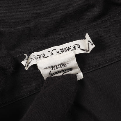 シャツ 長袖 コットン ブラック ドローコード エルメス トップス HERMES