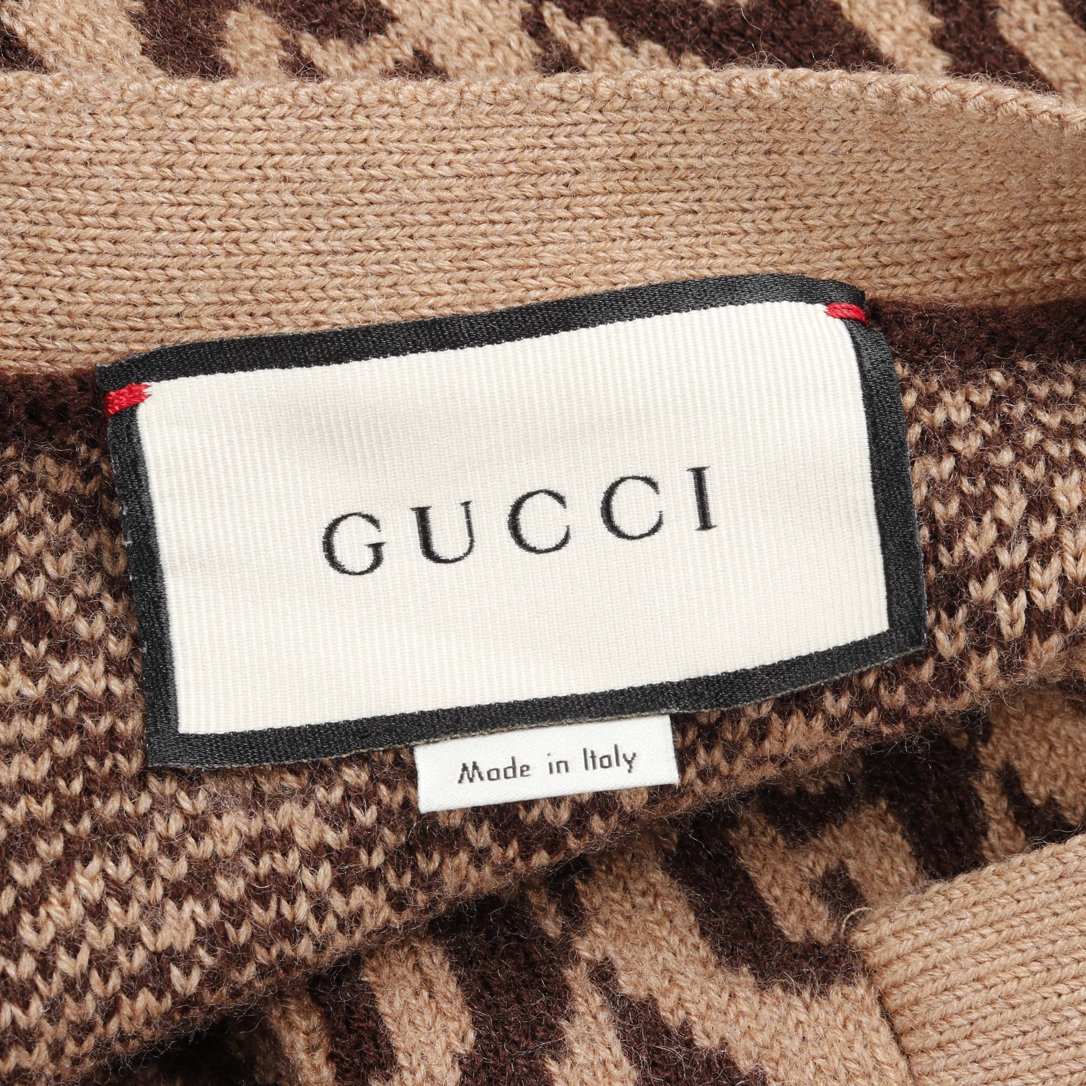 G RAMBUS カーディガン ウール ライトブラウン ブラウン グッチ