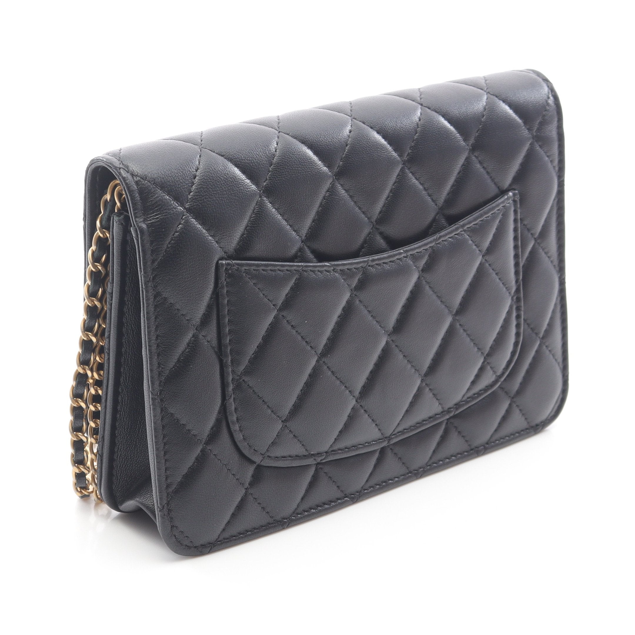 CHANEL マトラッセ　チェーンウォレット ラムスキン　ケース　財布 CHANEL マトラッセ マトラッセ チェーンウォレット 2021年頃