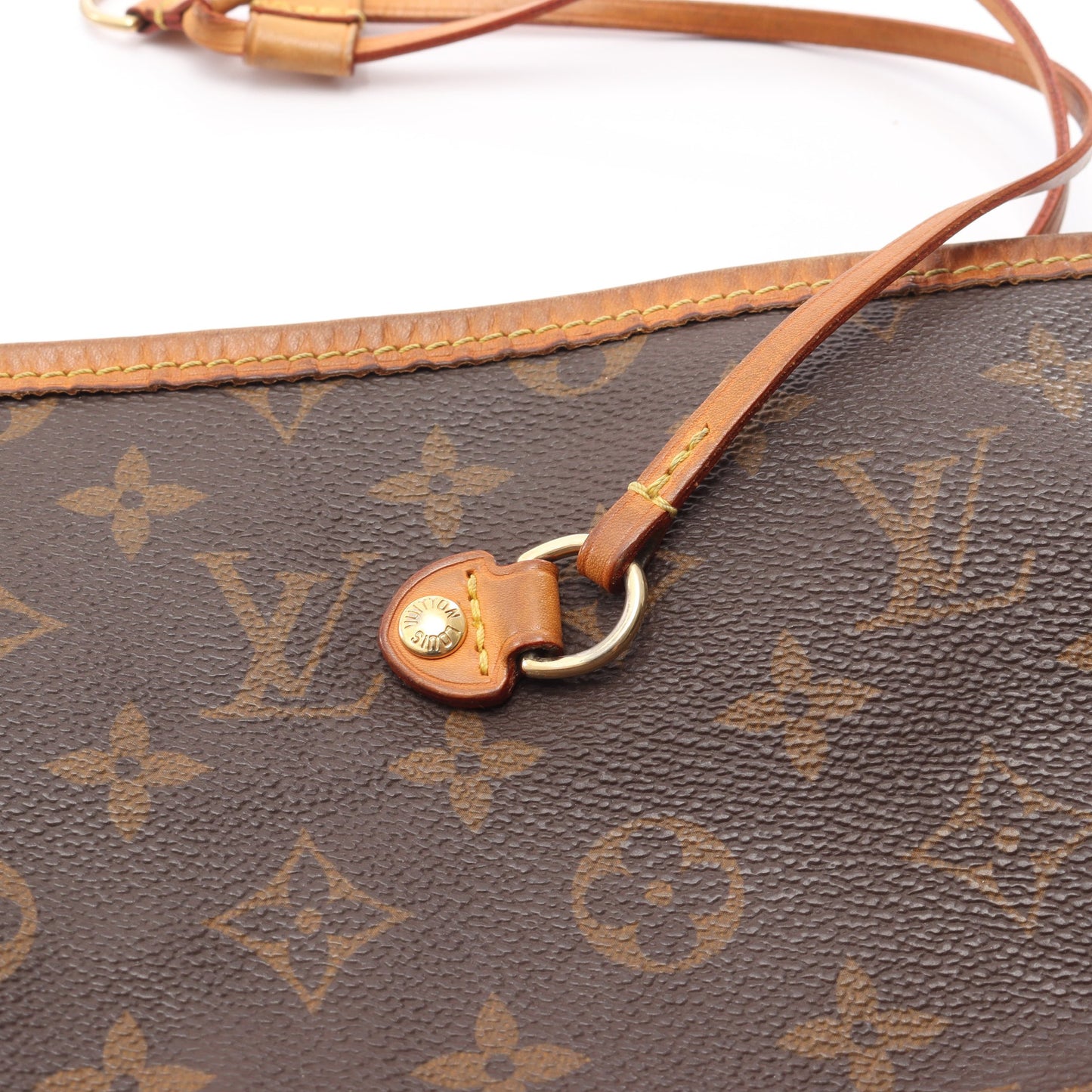 ネヴァーフルGM モノグラム ショルダーバッグ トートバッグ PVC レザー ブラウン ルイヴィトン バッグ LOUIS VUITTON